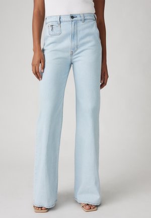 Jean flare - light-blue denim