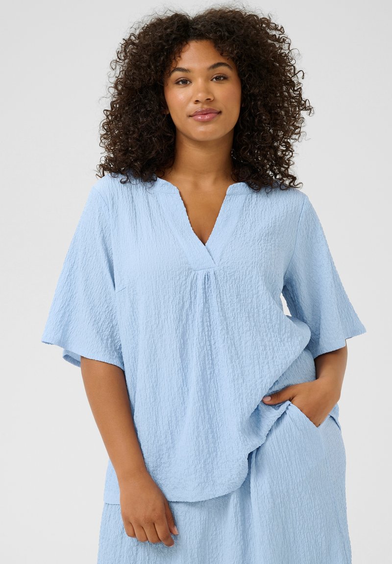 Kaffe Curve - KCMORINE - Blouse - soft chambray, Enlarge
