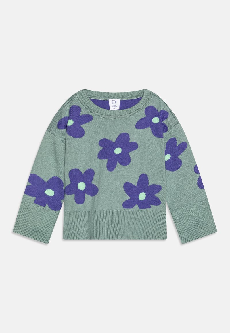 GAP FLORAL BOXY TODDLER GIRL Jumper sage/multicoloured Zalando.co.uk