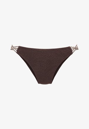 s.Oliver, S.OLIVER BIKINI-HOSE - Bikini bottoms - kaffee