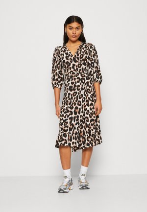 ONLOLIVIA WRAPMIDI DRESS - Kjole - cloud dancer/hula