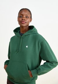 Carhartt WIP HOODED CASEY - Hoodie - sycamore tree/silver