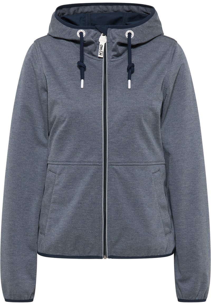 myMo ATHLSR Sweater met rits blauwgrijs