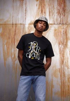 CREW - T-shirt con stampa - black