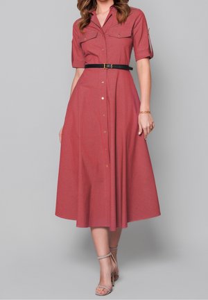 Robe chemise - red