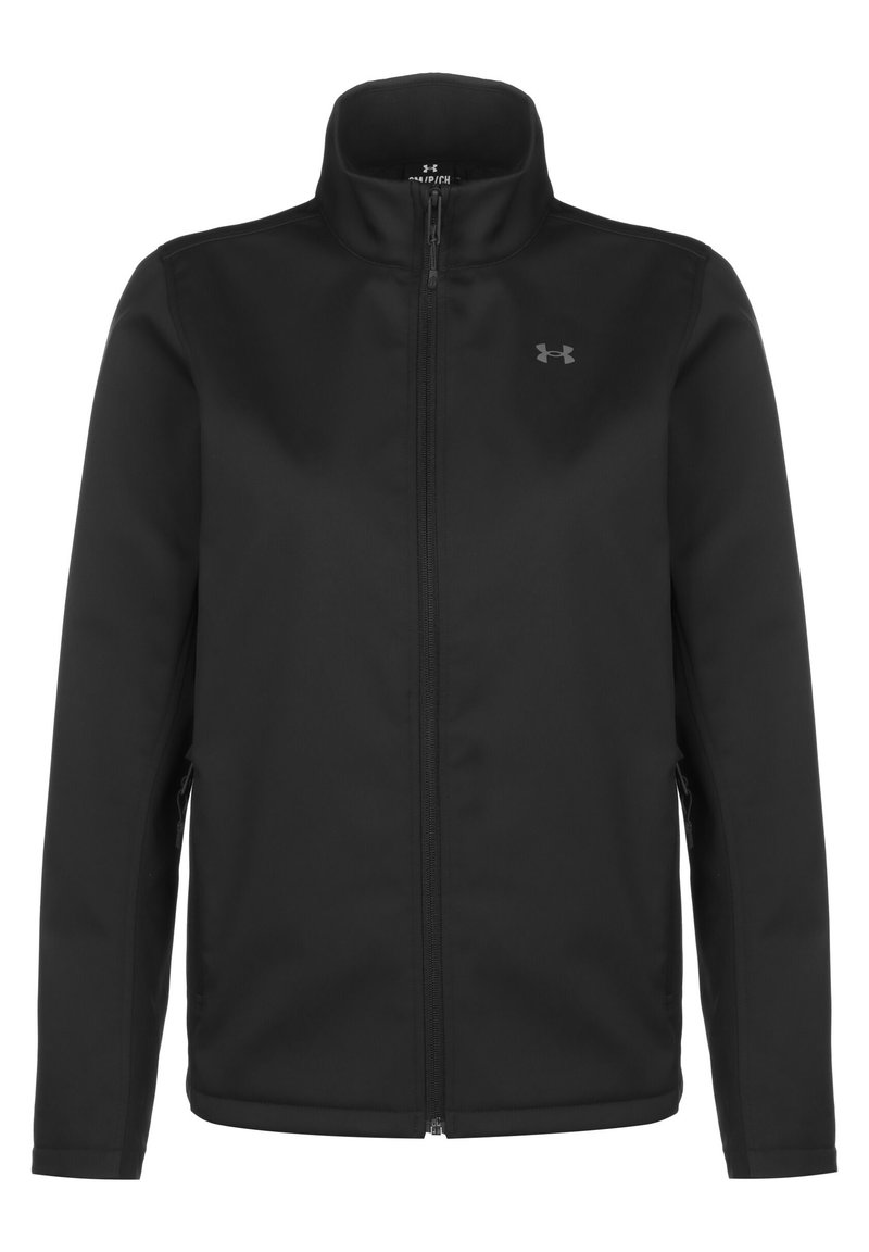 Under Armour SHIELD JACKET - Sportinė striukė - black /pitch gray