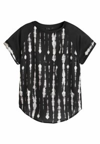 Unselected, black white tie dye print