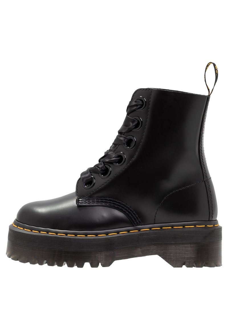 Dr. Martens - Dr. Martens Platform boot - Platåstövletter - black, Förstora