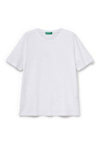 United Colors of Benetton CREW NECK  IN SLUB - T-shirt basic - white