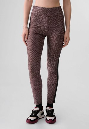 LIU JO, LIU JO LYCRA® LEGGINGS - Leggings - purple