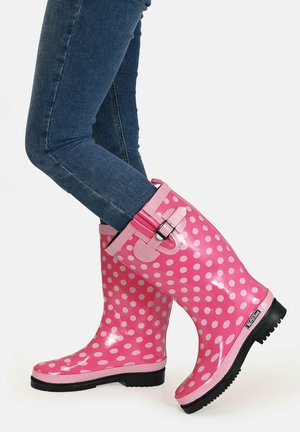 Wellies - pink weiß