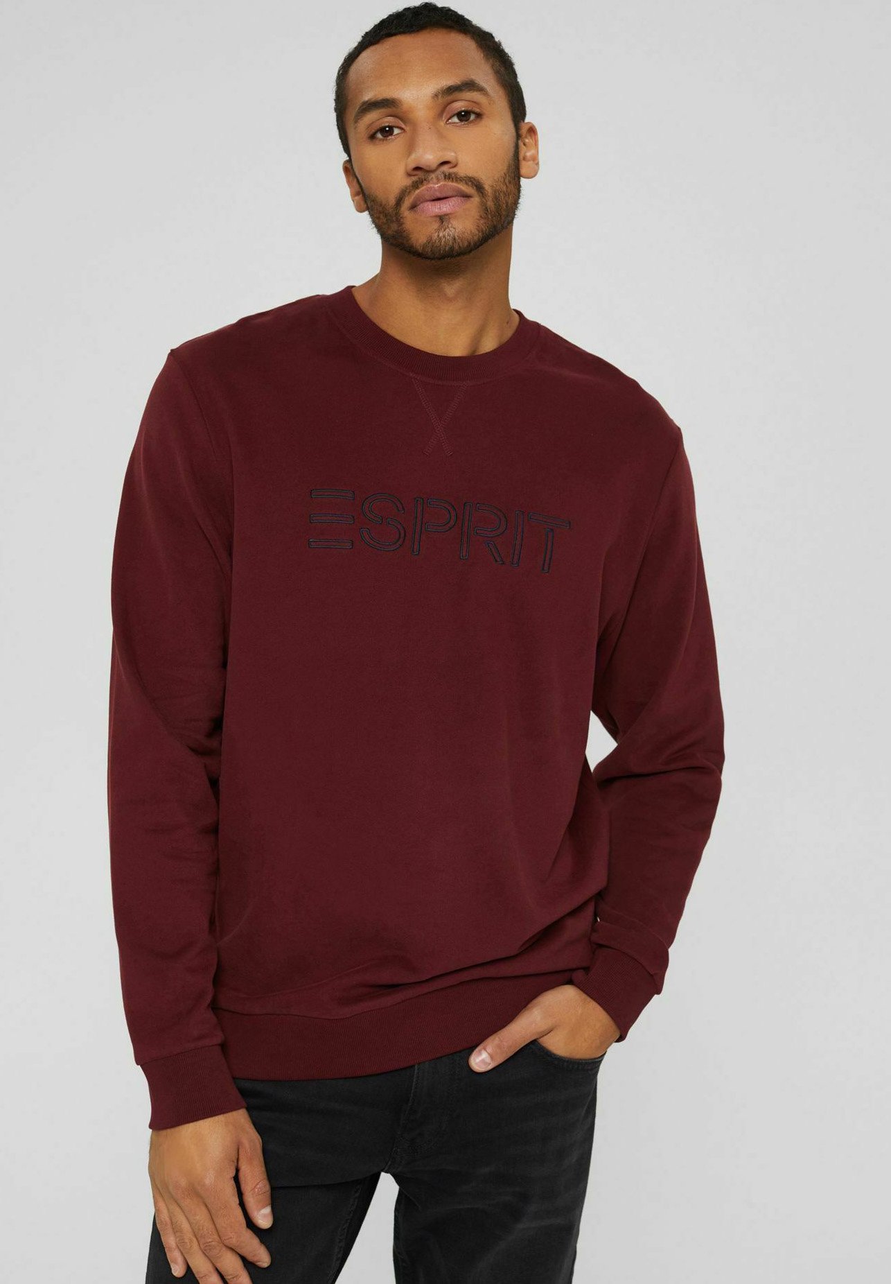kmwyC Uomo Esprit Felpa - bordeaux red/bordeaux kmwyC Uomo Esprit Felpa - bordeaux red/bordeaux