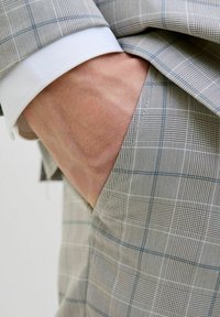 Jack & Jones PREMIUM JPRFRANCO CHECK - Odijelo - chiseled stone