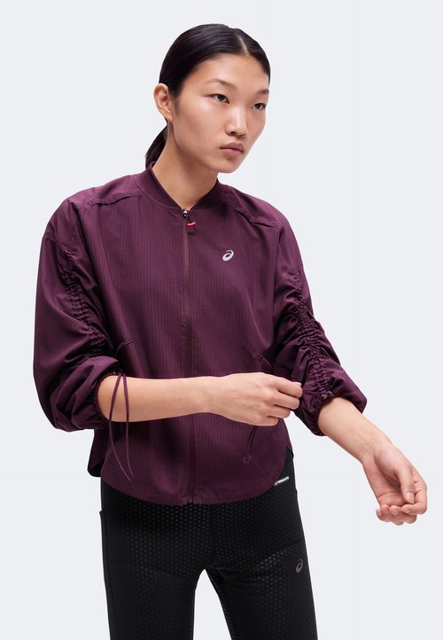 ASICS NAGINO RUN ADJUSTABLE JACKET - Windbreaker - dark aubergine — photo 4