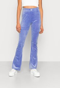 Juicy Couture FLARES - Broek - baja blue velour