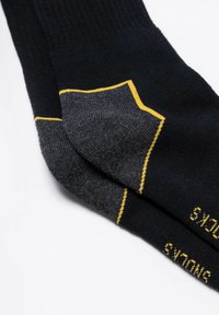 SNOCKS 2 PACK - Socken - schwarz/gelbe akzente