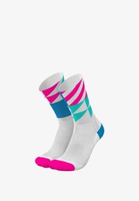 Unselected, white blue pink