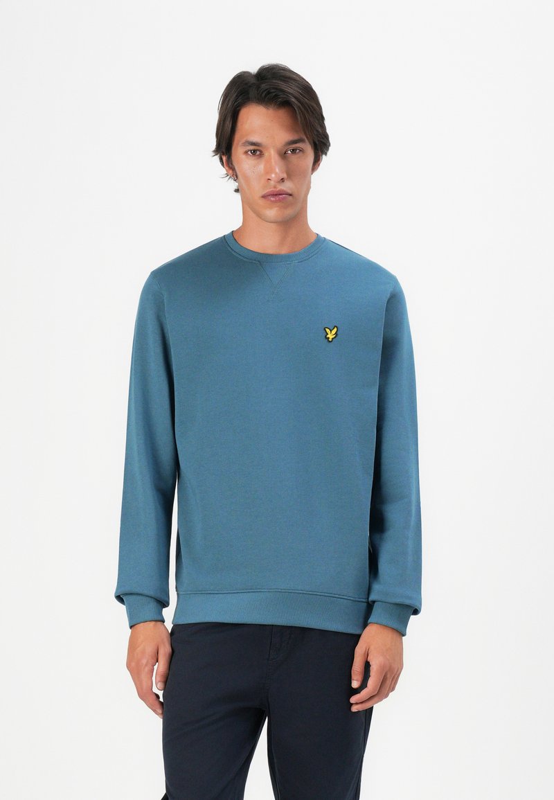 Lyle & Scott CREW NECK - Mikina - deep water