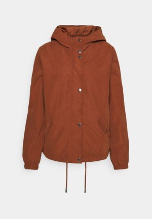 JDY JDYNEWHAZEL SHINE JACKET - Suvejakk - metallic red