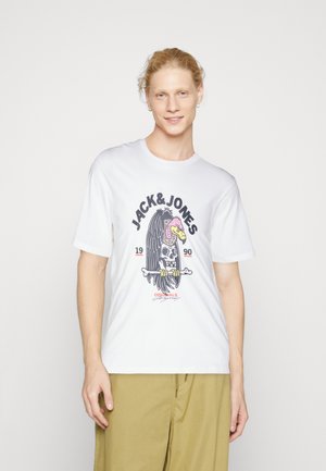 Jack & Jones JORSILVERLAKE TEE CREW NECK - T-shirt imprimé - twilight purple/violet