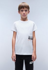 Napapijri EIGER  - Camiseta estampada - bright white