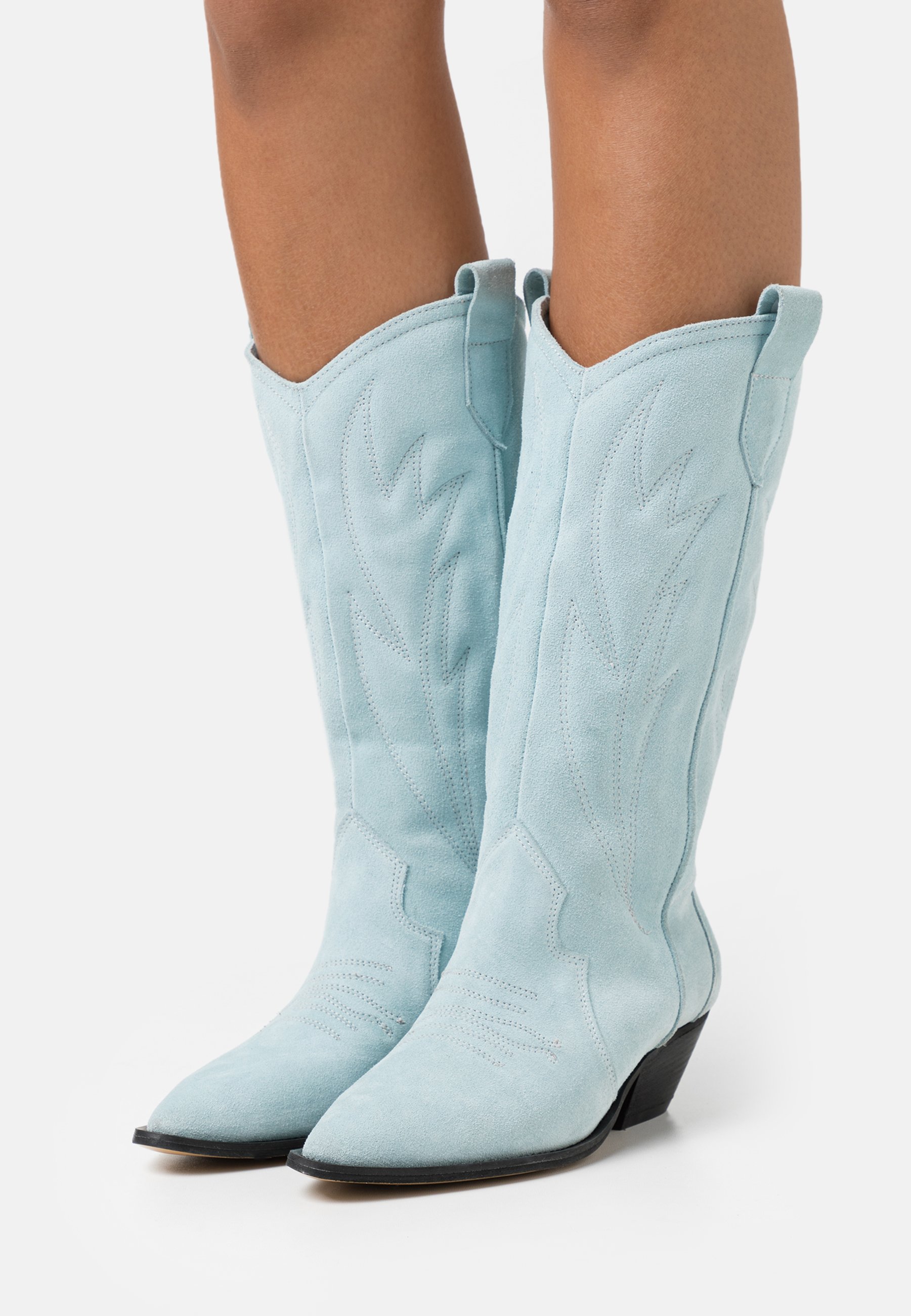 L37 WANNA KNOW U - Botas camperas - blue/azul - Zalando.es