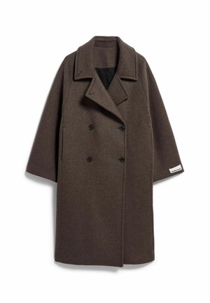 ARMEDANGELS, DOUBLE-BREASTED - Classic coat - claystone melange