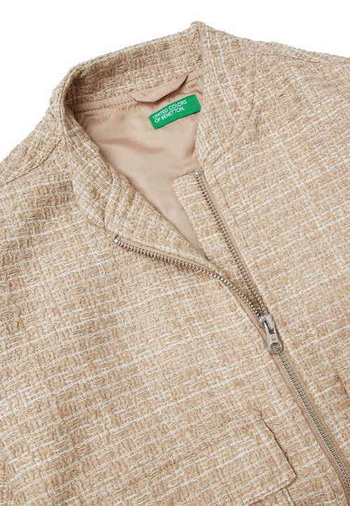 United Colors Of Benetton Giacca Bambine E Ragazze – Punto Milano, Revers E Bottone, Tasche Filetto