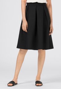 HALLHUBER A-linjekjol - black