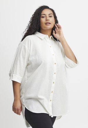 FPMADDIE - Button-down blouse - blanc de blanc