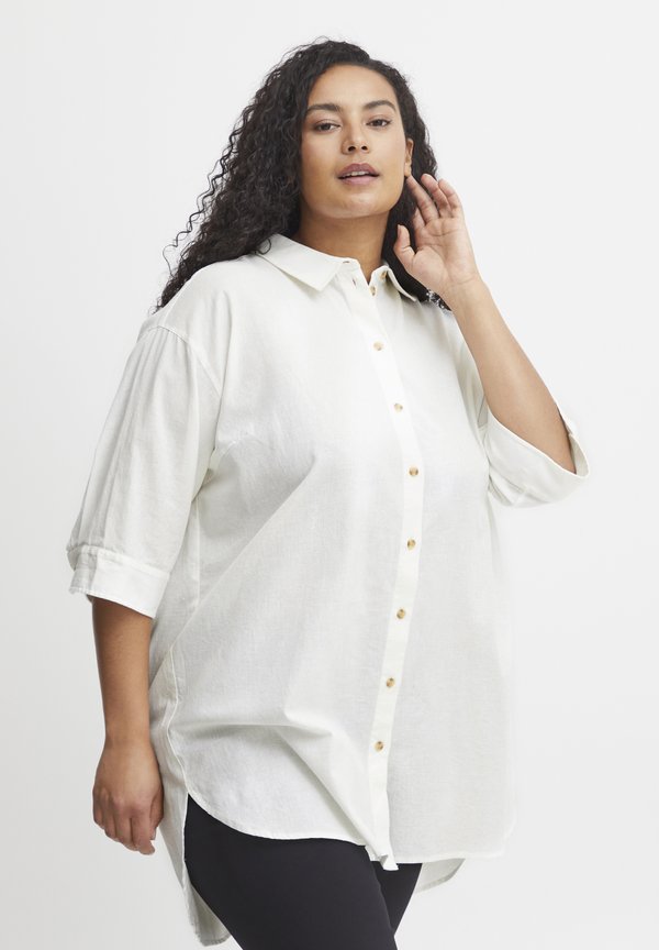FPMaddie - Button-down blouse - blanc de blanc