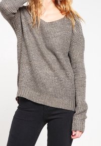 VILA Maglione - mottled grey
