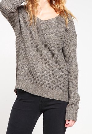VILA Maglione - mottled grey