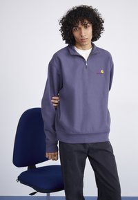 Carhartt WIP HALF ZIP AMERICAN SCRIPT - Sweatshirt - zeus