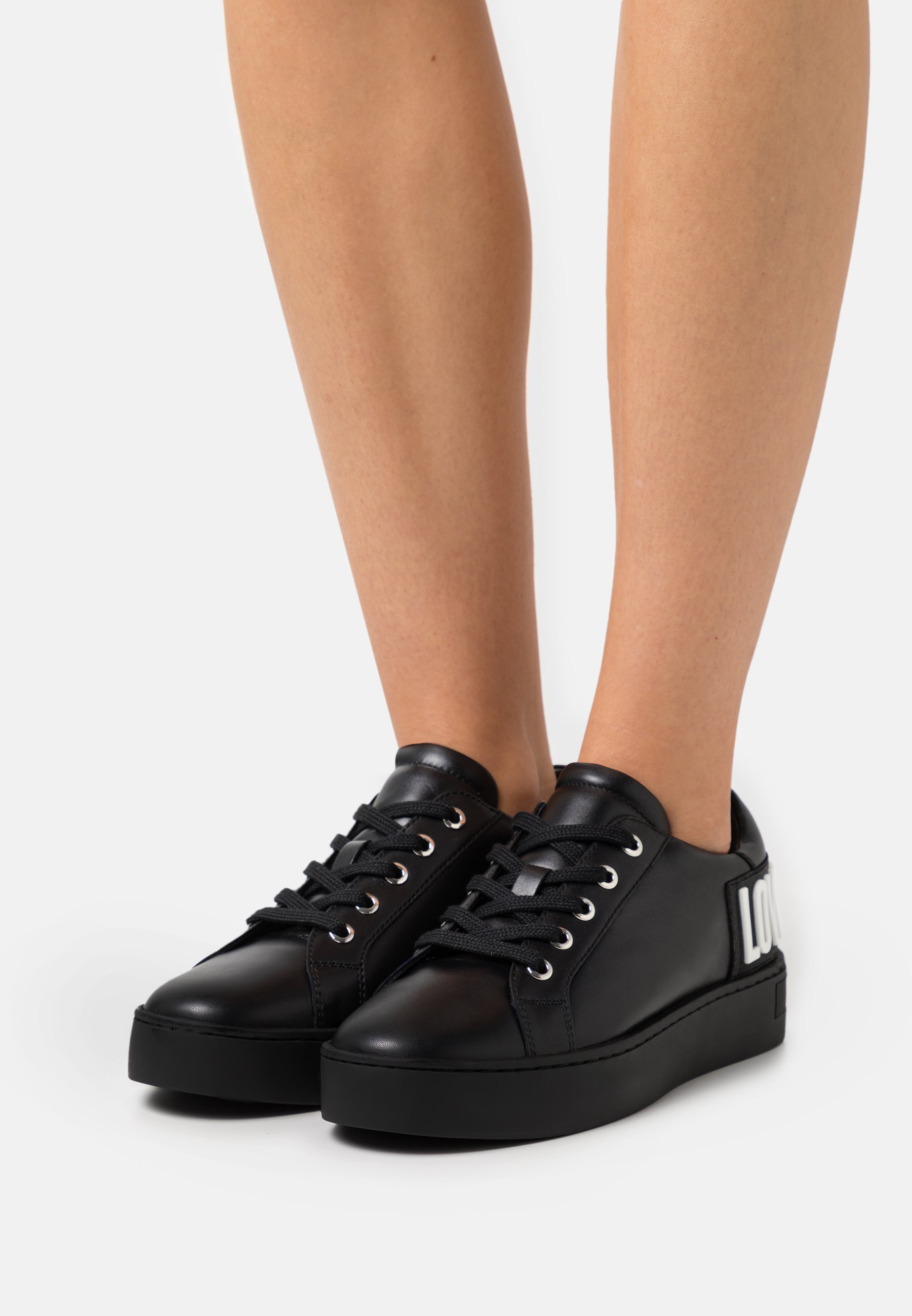 moschino platform trainers