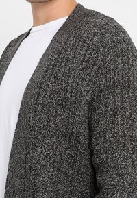 Zalando Essentials Strickjacke - mottled dark grey