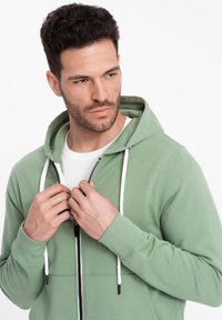 Ombre Sweater met rits - gree