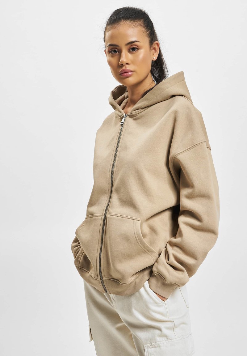 DEF HOODY - Lukuga pusa - taupe