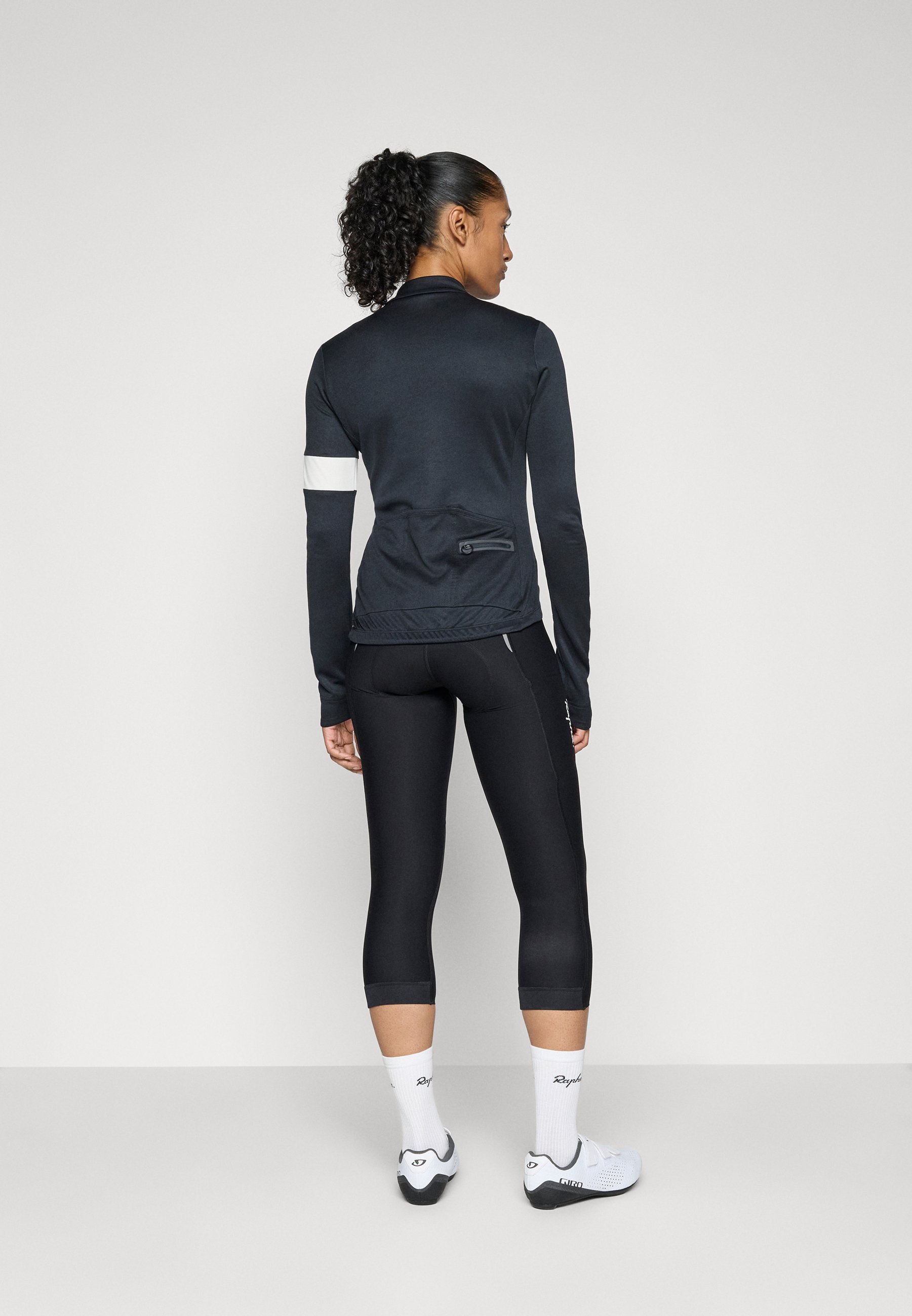 Rapha WOMENS 3/4 - Bib tights - black/white/black - Zalando.co.uk