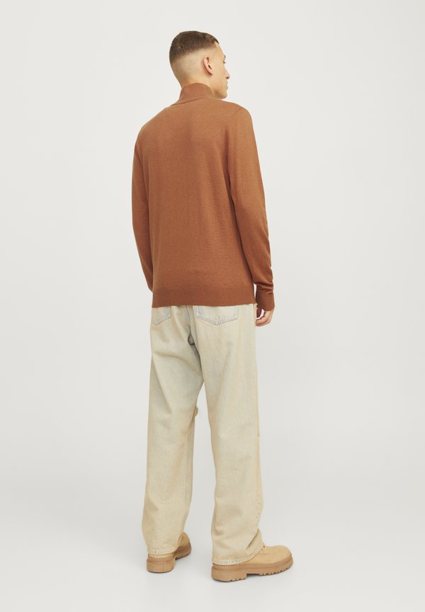 JJEEMIL HALF ZIP - Jumper - mocha bisque3