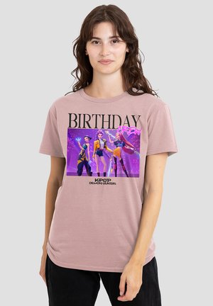 Print T-shirt - pink