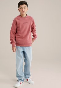 WE Fashion BLUE RIDGE - Melegítőfelső - old rose