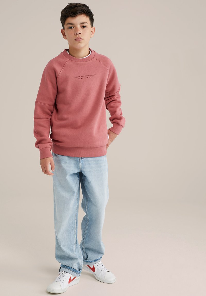 WE Fashion BLUE RIDGE - Melegítőfelső - old rose