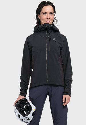 Schöffel BIKE HYBRID STYLE SALZA WMS - Regenjacke / wasserabweisende Jacke - schwarz