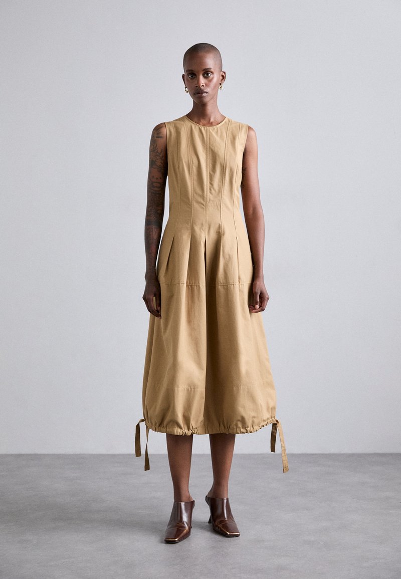 Proenza Schouler White Label MARLEY DRESS IN TECH  - Vapaa-ajan mekko - dark birch