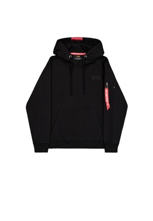 Alpha Industries, UNISEX - Mikina s kapucňou - black