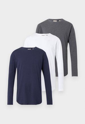 ONSMATT LONGY TEE 3 PACK - Maglietta a manica lunga - bright white