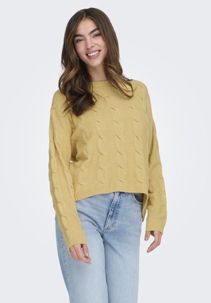 ONLJEANETT LIFE CABLE O-NECK - Maglione - moonstone