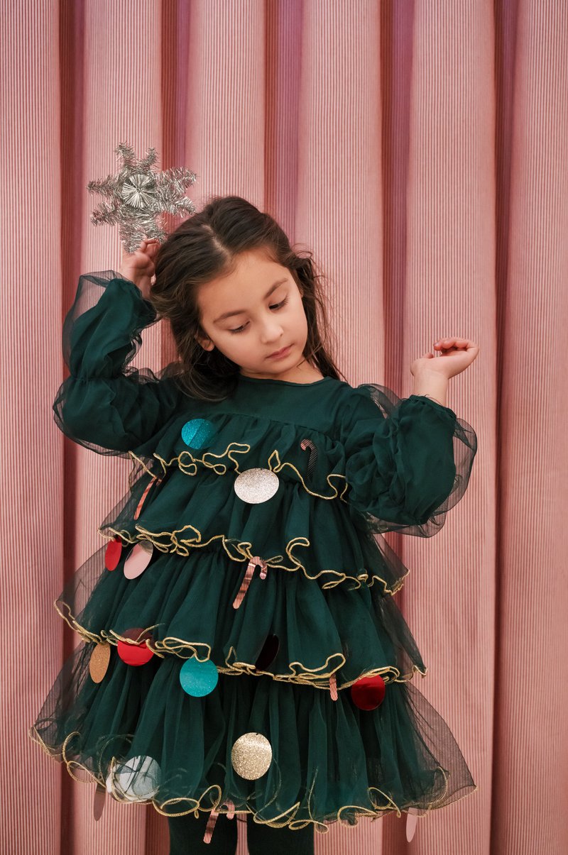 green emerald velvet dress Baltic Born Womens Kendra Embroidered Dress | Dark Green