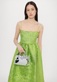 knee length dresses for ladies Voluminous Midi Dress - Quilted Dots main image 0